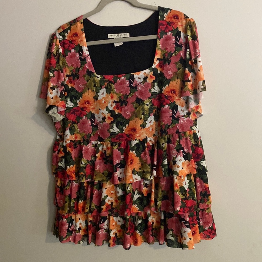 Blouse by Requirements, sz 2x